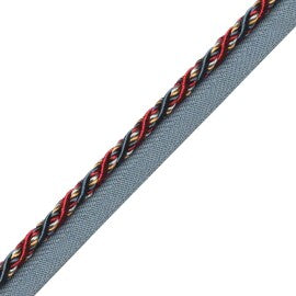 Margaux Cord With Tape Trim by Samuel & Sons in Gem
