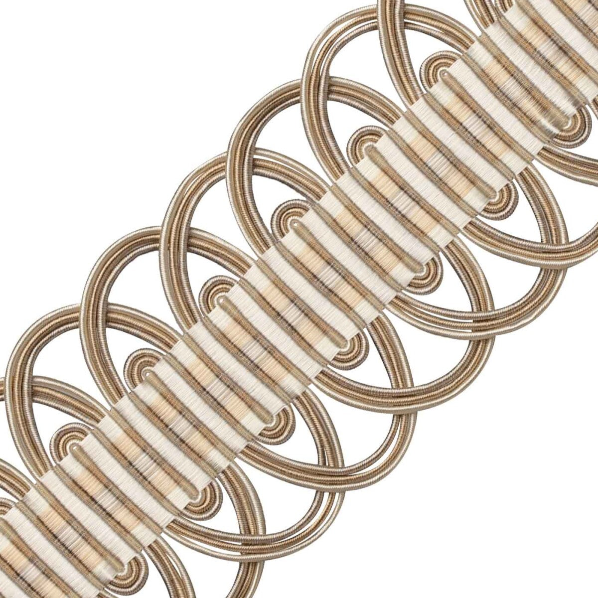 Margaux Crete Trim by Samuel & Sons in Ecru