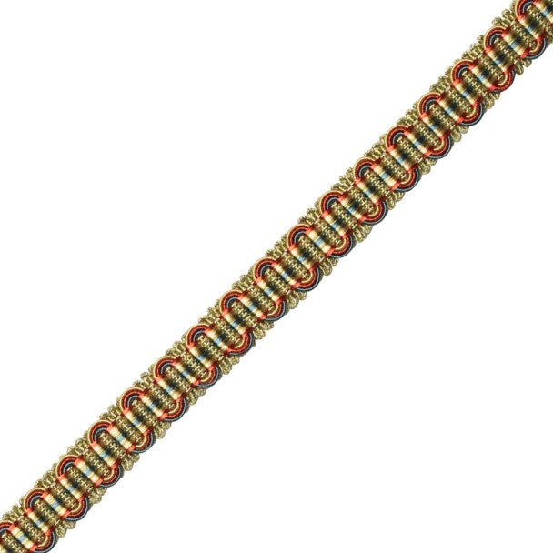 Margaux Gimp Trim by Samuel & Sons in Mandarine