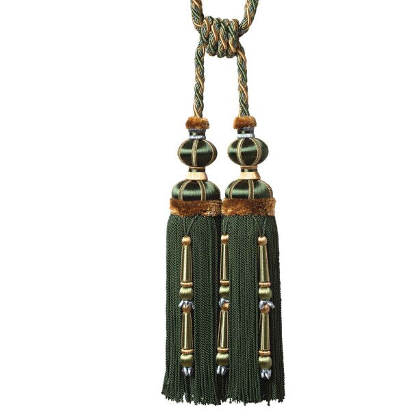 Margaux Double Tassel Tieback by Samuel & Sons in Forêt