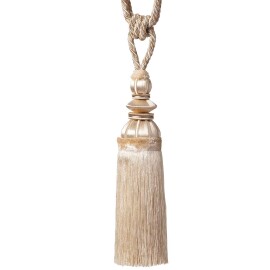 Margaux Tassel Tieback by Samuel & Sons in Ecru