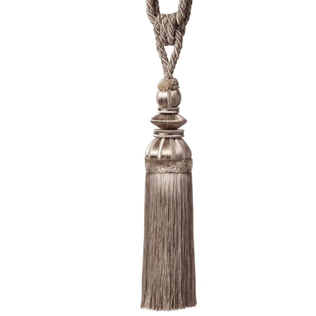 Margaux Tassel Tieback by Samuel & Sons in Feuille D'Argent