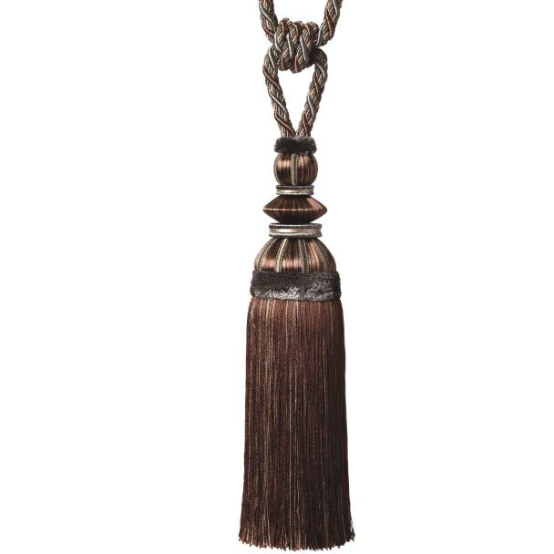 Margaux Tassel Tieback by Samuel & Sons in Aubergine