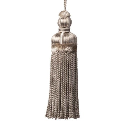 Margaux Key Tassel Trim by Samuel & Sons in Feuille D'Argent