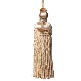 Margaux Key Tassel Trim by Samuel & Sons in Rose De Thé