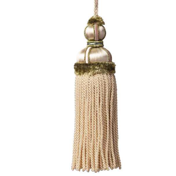 Margaux Key Tassel Trim by Samuel & Sons in Fleurs D'Été
