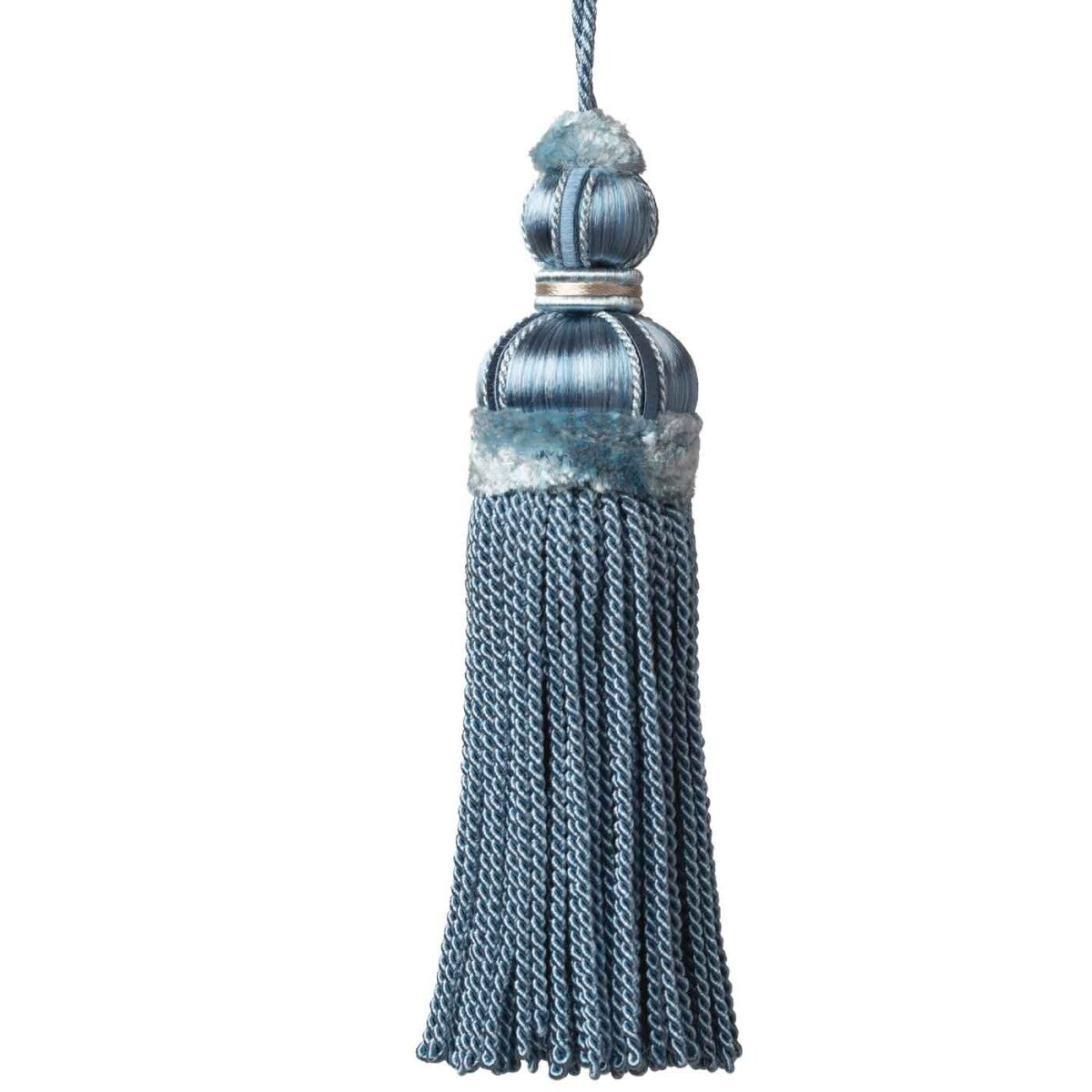 Margaux Key Tassel Trim by Samuel & Sons in Bleuet