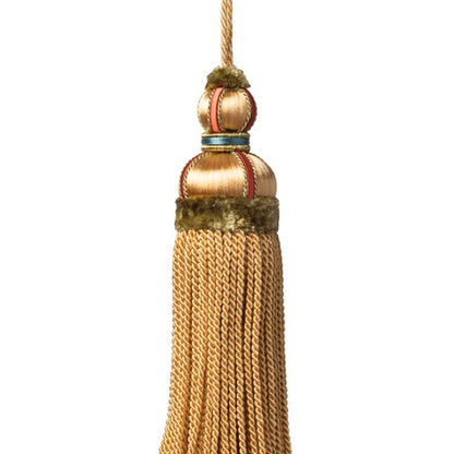 Margaux Key Tassel Trim by Samuel & Sons in Mandarine