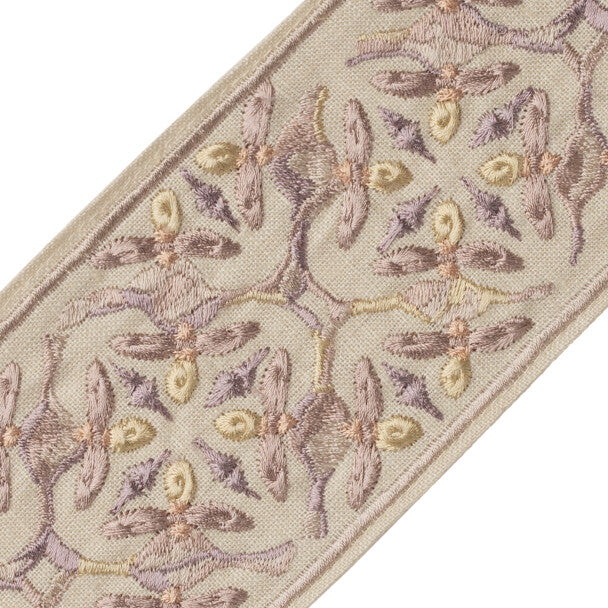 Gypsy Embroidered Border Trim by Samuel & Sons in Sherbert