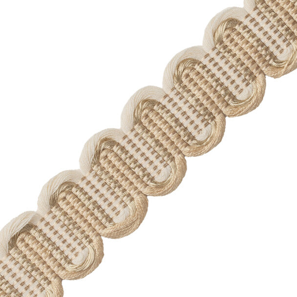 Migration Border Trim by Samuel & Sons in Champagne