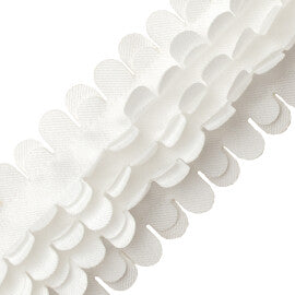Flutter Sheer Border Trim by Samuel & Sons in Ecru