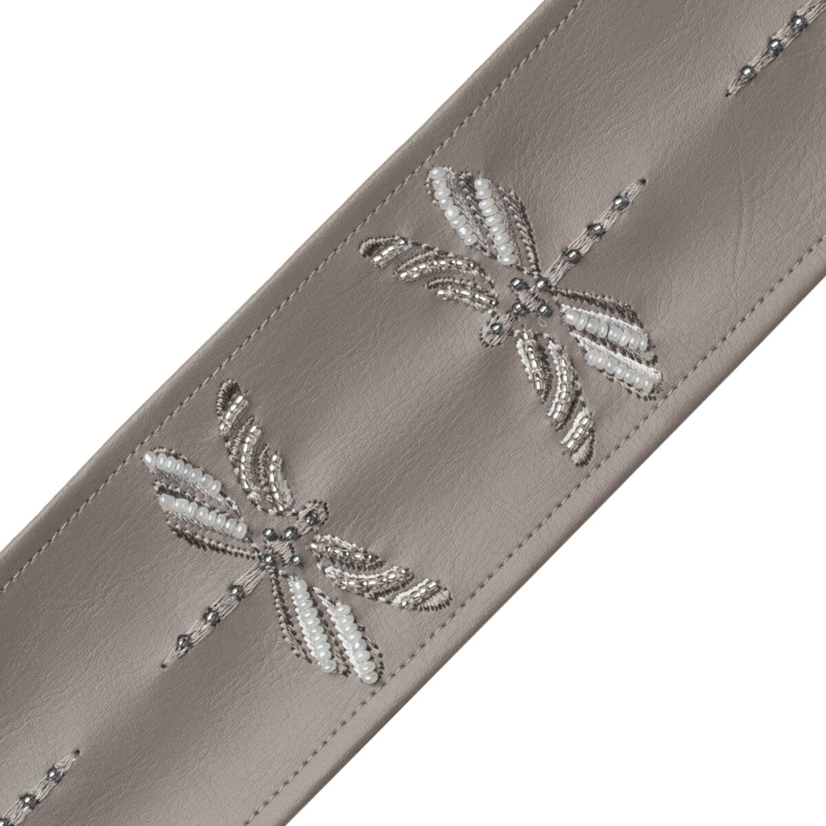 Nymph Beaded Border Trim by Samuel & Sons in Elephant