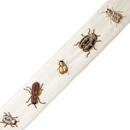Ensemble Beaded Border Trim by Samuel & Sons in Crystal