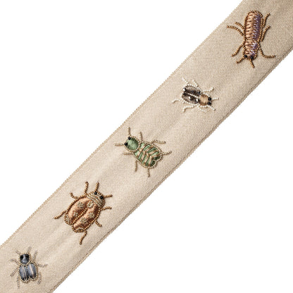 Ensemble Beaded Border Trim by Samuel & Sons in Pale Gold
