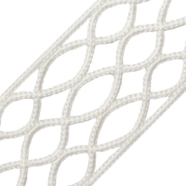 Treillage Lattice Border Trim by Samuel & Sons in Ivory