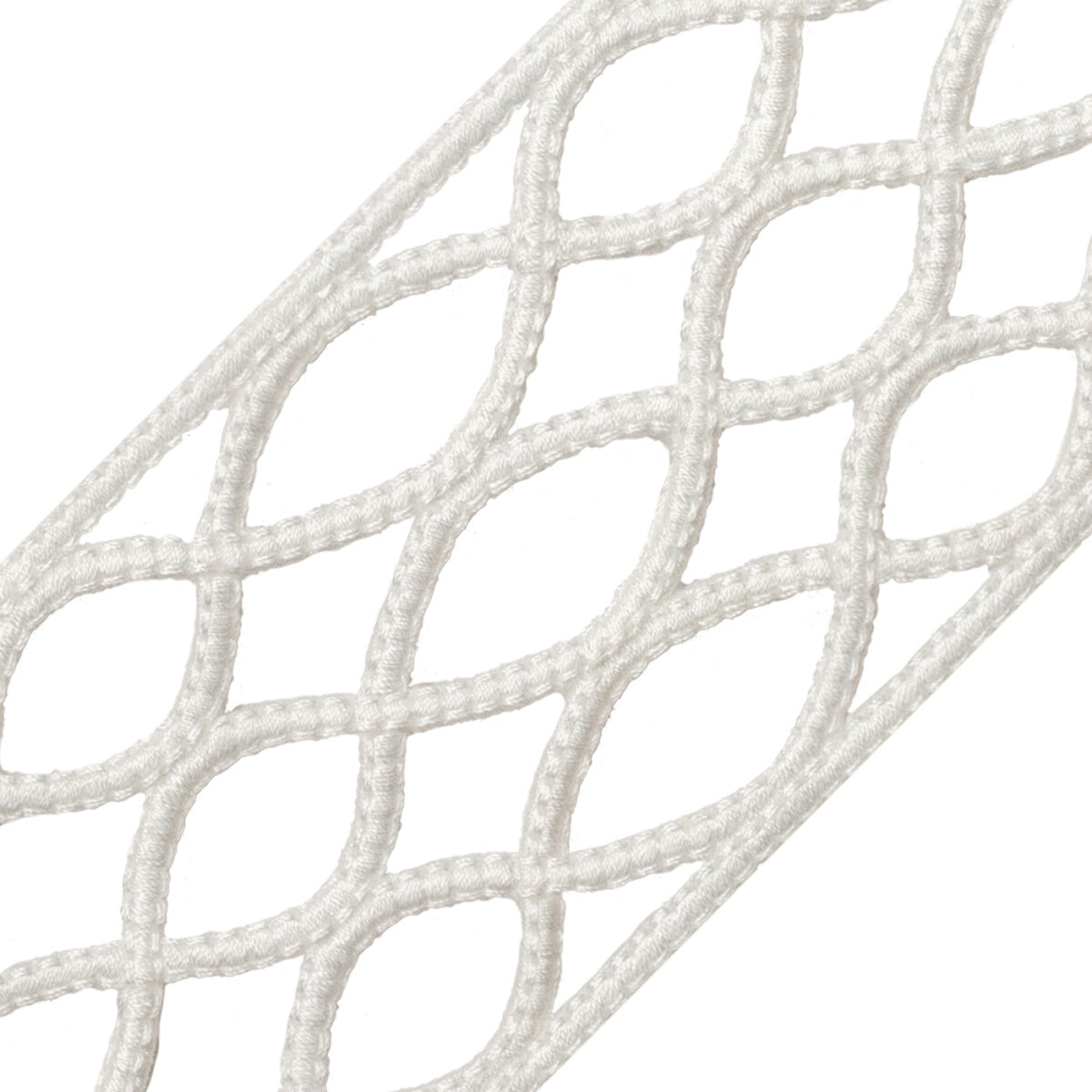 Treillage Lattice Border Trim by Samuel & Sons in Ivory