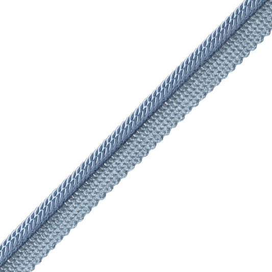 Treillage Square Cord With Tape Trim by Samuel & Sons in Bleu