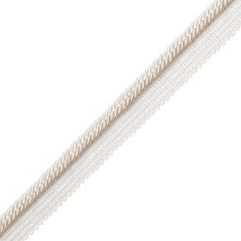 Treillage Square Cord With Tape Trim by Samuel & Sons in Ivory