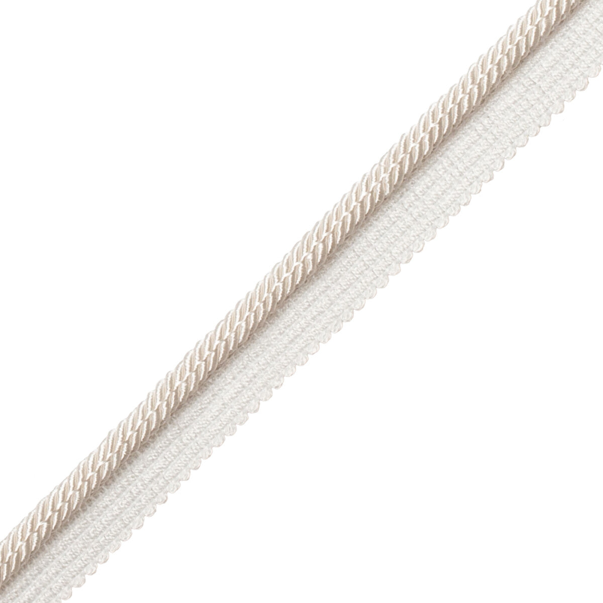 Treillage Square Cord With Tape Trim by Samuel & Sons in Ivory