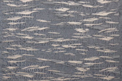 Canale Faded blue & silver texture