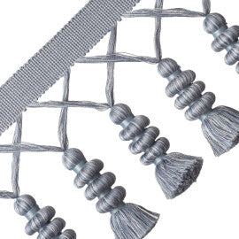 Caitlin Tassel Fringe Trim by Samuel & Sons in Heron Blue