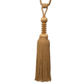 Caitlin Single Tassel Tieback by Samuel & Sons in Amber