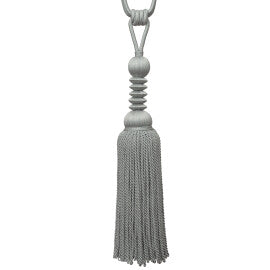 Caitlin Single Tassel Tieback by Samuel & Sons in Glass