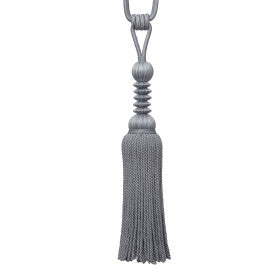 Caitlin Single Tassel Tieback by Samuel & Sons in Heron Blue