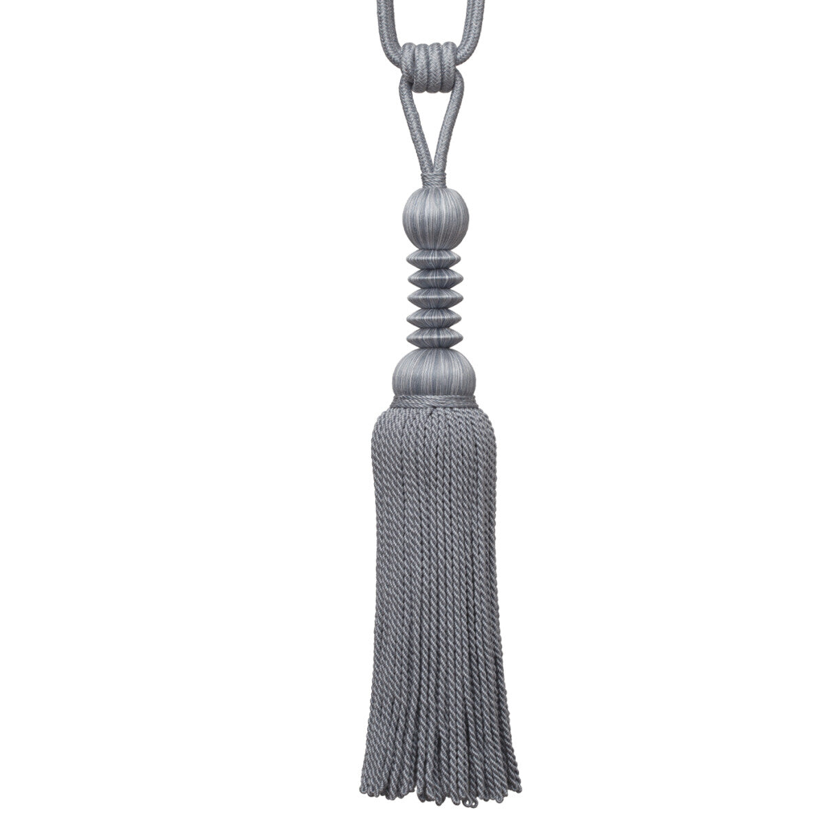 Caitlin Single Tassel Tieback by Samuel & Sons in Heron Blue