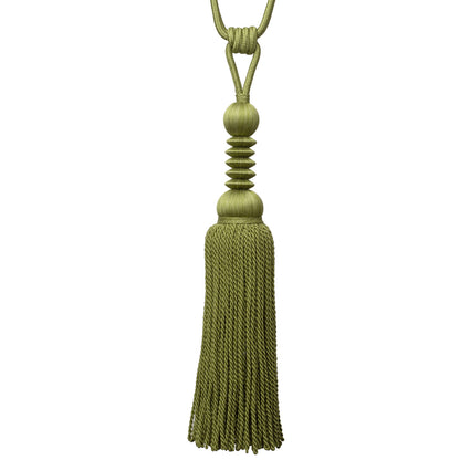 Caitlin Single Tassel Tieback by Samuel & Sons in Olive