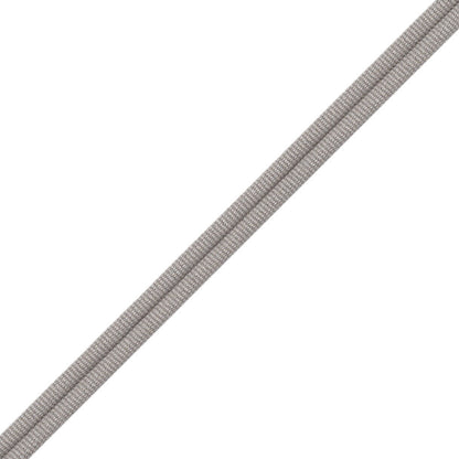 Julienne Double Welting Trim by Samuel & Sons in Pewter, GB-59791-393, roll
