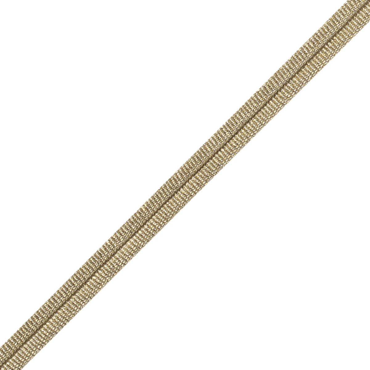 Julienne Metallic Double Welting Trim by Samuel & Sons in Brass