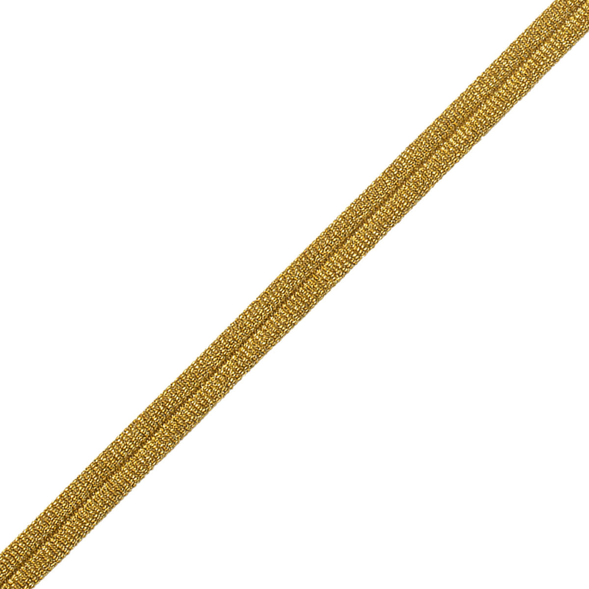 Julienne Metallic Double Welting Trim by Samuel & Sons in Gold Dust