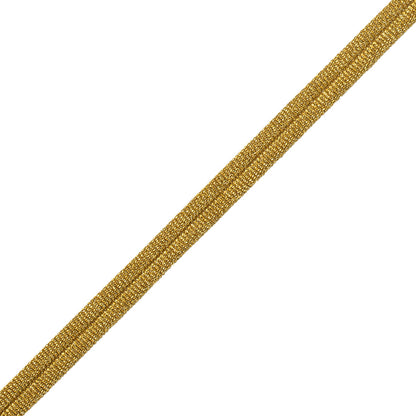 Julienne Metallic Double Welting Trim by Samuel & Sons in Gold Dust