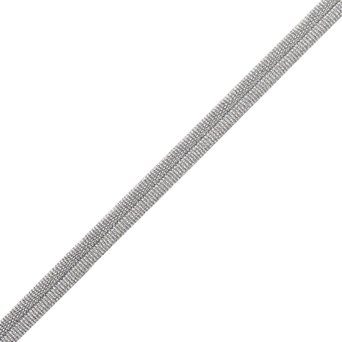 Julienne Metallic Double Welting Trim by Samuel & Sons in Silver Leaf