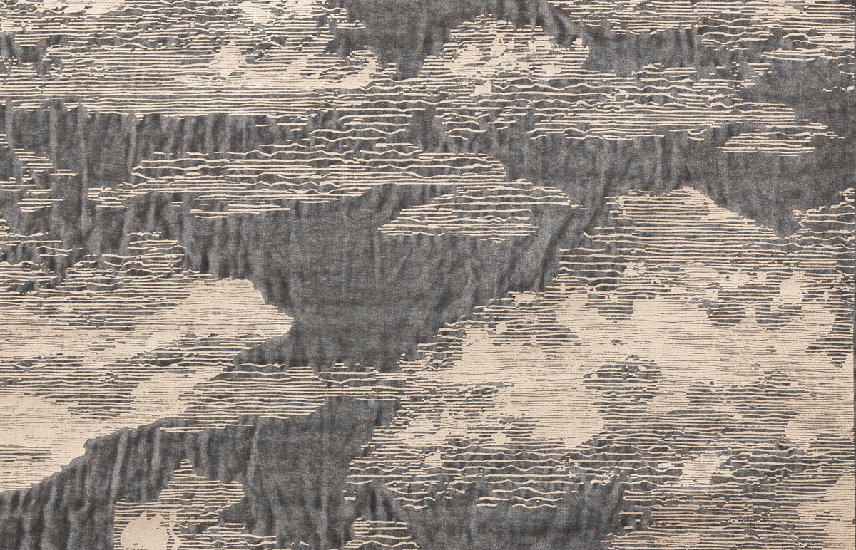 Nembo Storm blue & silver texture