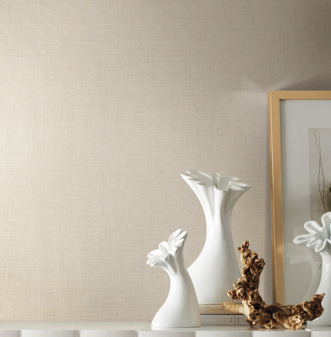 Gesso Weave Wallpaper
