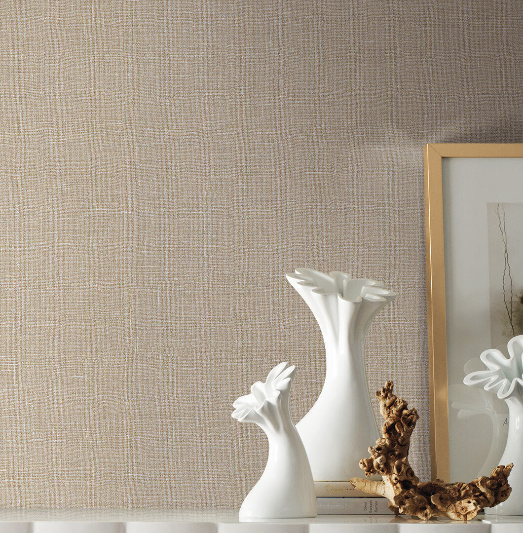 Gesso Weave Wallpaper
