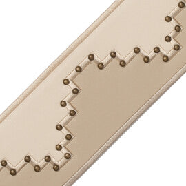Campolian 2-Tone Border Trim by Samuel & Sons in Cremello