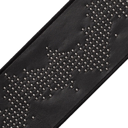 Caspian Studded Border Trim by Samuel & Sons in Black