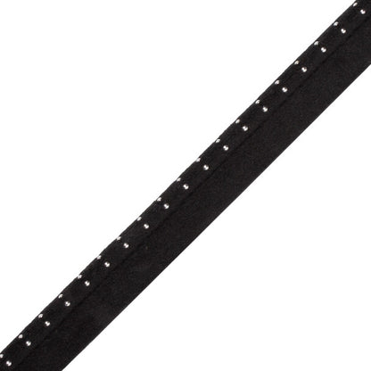 Cavalleria Velvet Piping Trim by Samuel & Sons in Black