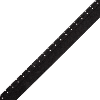 Cavalleria Velvet Piping Trim by Samuel & Sons in Black