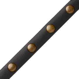 Esperia Nailhead Border Trim by Samuel & Sons in Grullo