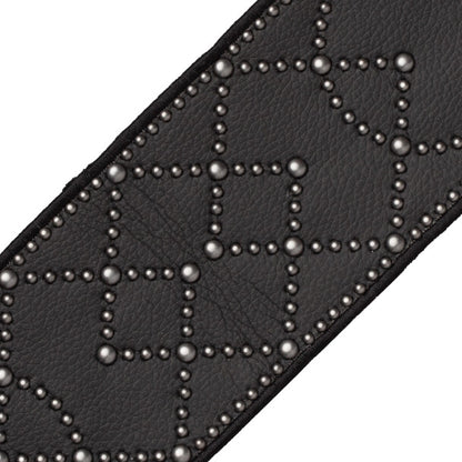 Sorraia Studded Border Trim by Samuel & Sons in Black