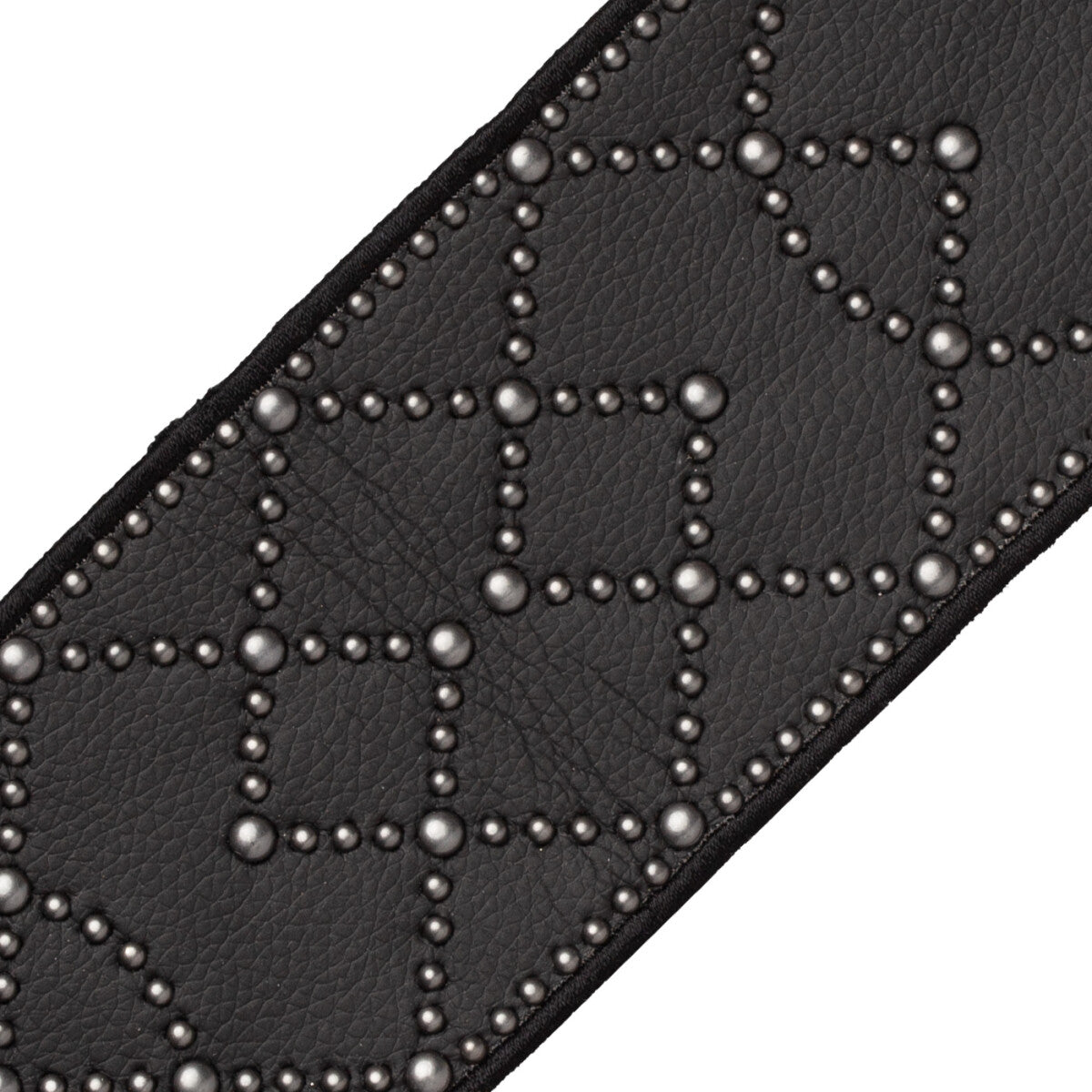 Sorraia Studded Border Trim by Samuel & Sons in Black