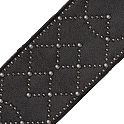 Sorraia Studded Border Trim by Samuel & Sons in Black