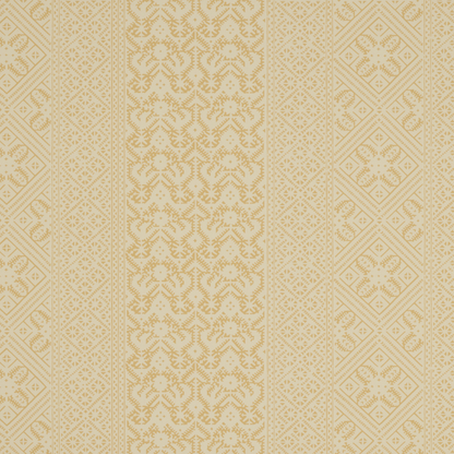 Ottoman Stripe Wallpaper by George Spencer Designs in Buttercream