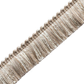 Aspen Brush Fringe Trim by Samuel & Sons in Merino