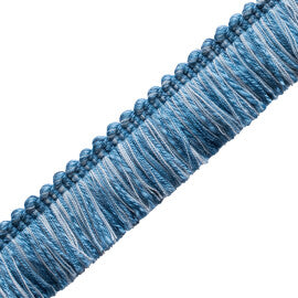 Aspen Brush Fringe Trim by Samuel & Sons in Lake