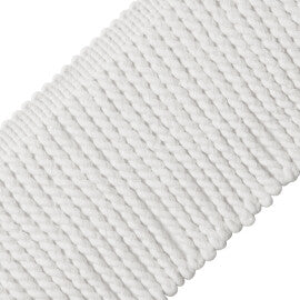 Aspen Bullion Fringe Trim by Samuel & Sons in Snow